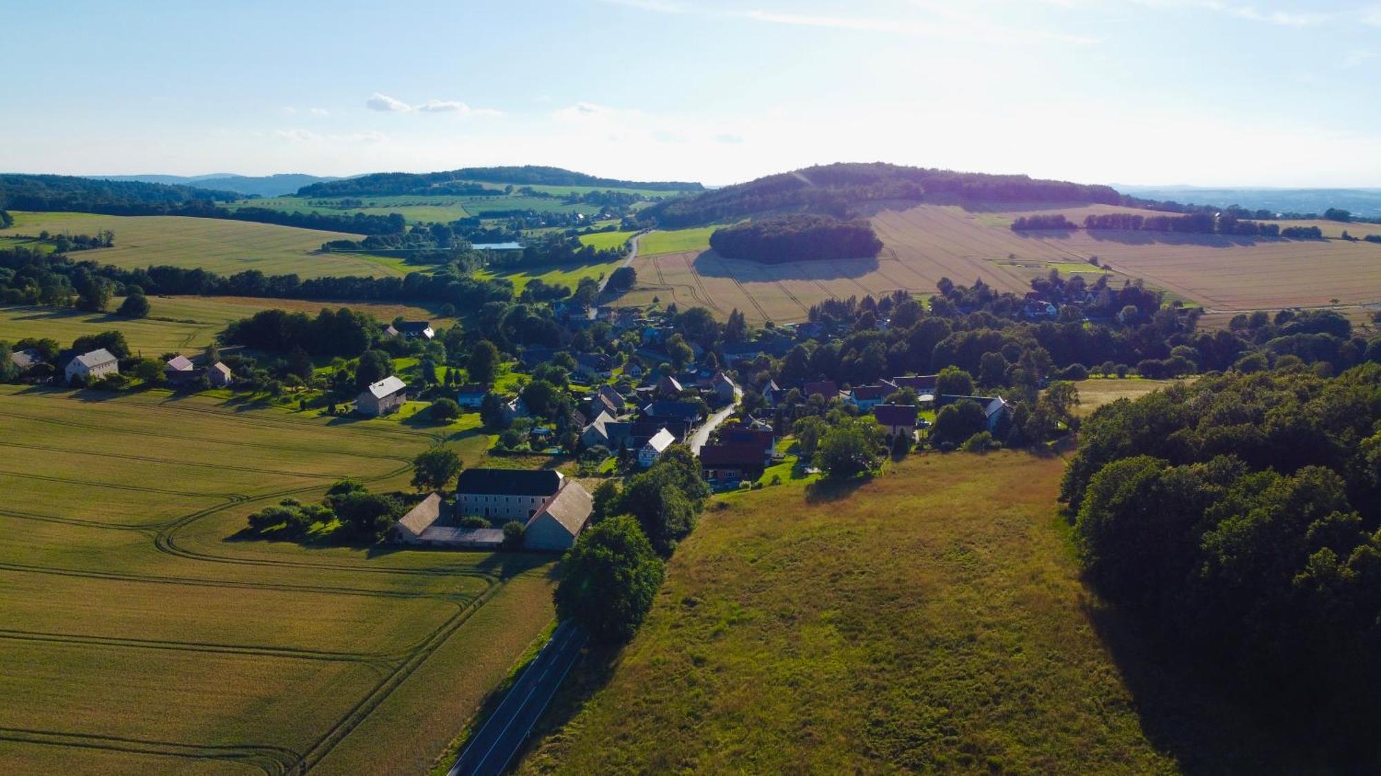 Ferienwohnung Czornebohblick Kubschutz Bagian luar foto